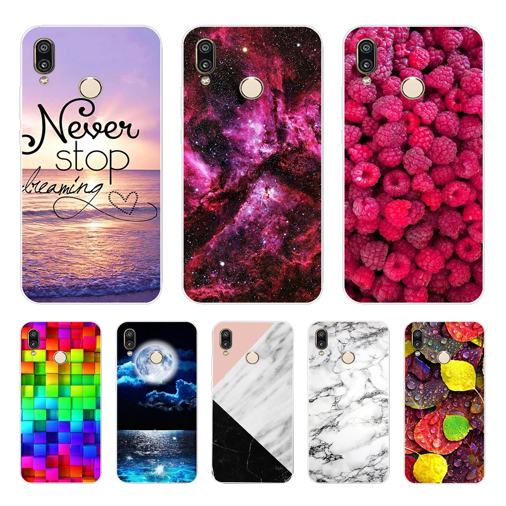 Case For Huawei P20 lite Back Cover Nova 3e Soft TPU Silicone Painting Bumper Coque | Мобильные телефоны и аксессуары
