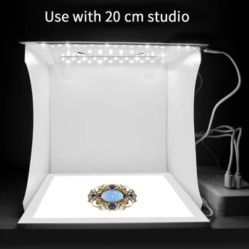

20 Cm Panel Pad LED Lamp Shadowless Light Soft Box Photo Studio Easy Apply Background Photography Practical Super Bright