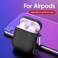 LINGCHEN чехол для наушников для Apple AirPods 2 мягкий силиконовый чехол беспроводные Bluetooth наушники защитный чехол для Air Pods чехол