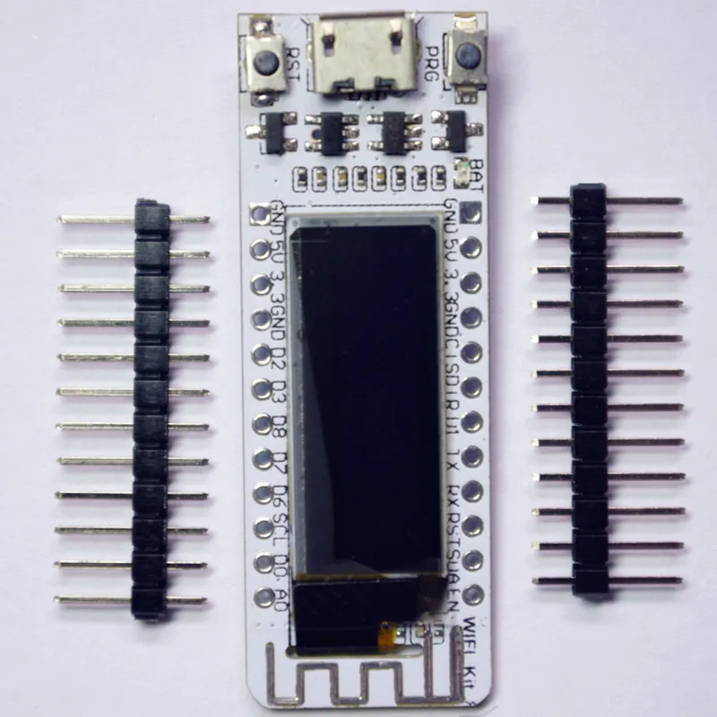 Интернет ESP8266 макетная плата 0,96 дюймов синий oled-дисплей wi-fi-комплект 8 модуль 32M Flash IIC NodeMCU для arduino