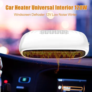 

12V 120W Low Noise Auto Interior Dryer Accessory Windscreen Defroster Adjustable Temperature Warm Universal Car Heater Demister