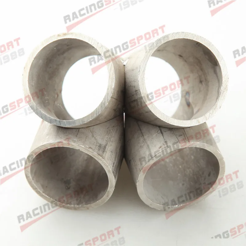 304 Stainless Steel 4-1 Merge Collector – T3/T4 Flange 48mm OD For Turbo Manifold