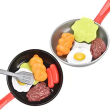 7PC enfants semblant jouer cuisine jouet ensemble Miniature cuisine Simulation alimentaire batterie de cuisine Pot Pan cuisine jouer maison jouet pour fille enfant