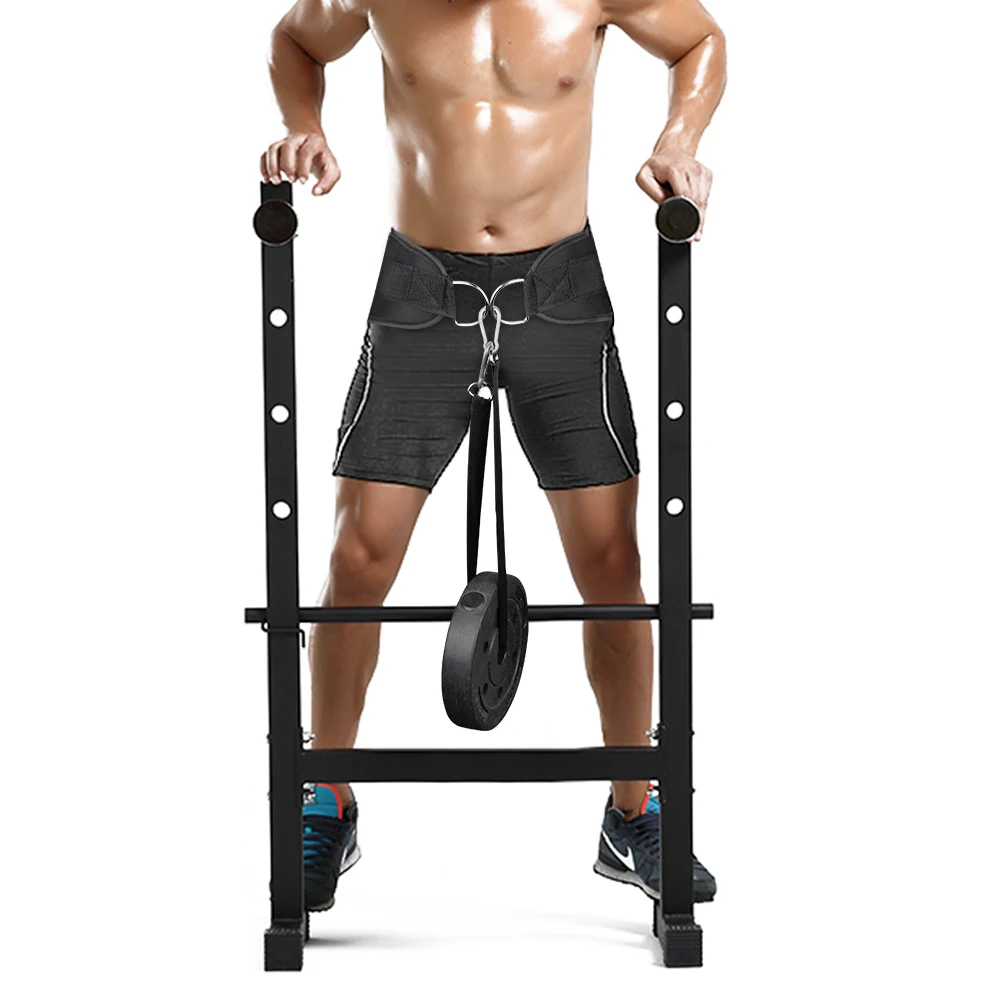 ALBREDA Fitness Equipment Drop Shipping Dip Belt Weight Lifting Gym Waist Strength Training Power Building Dipping