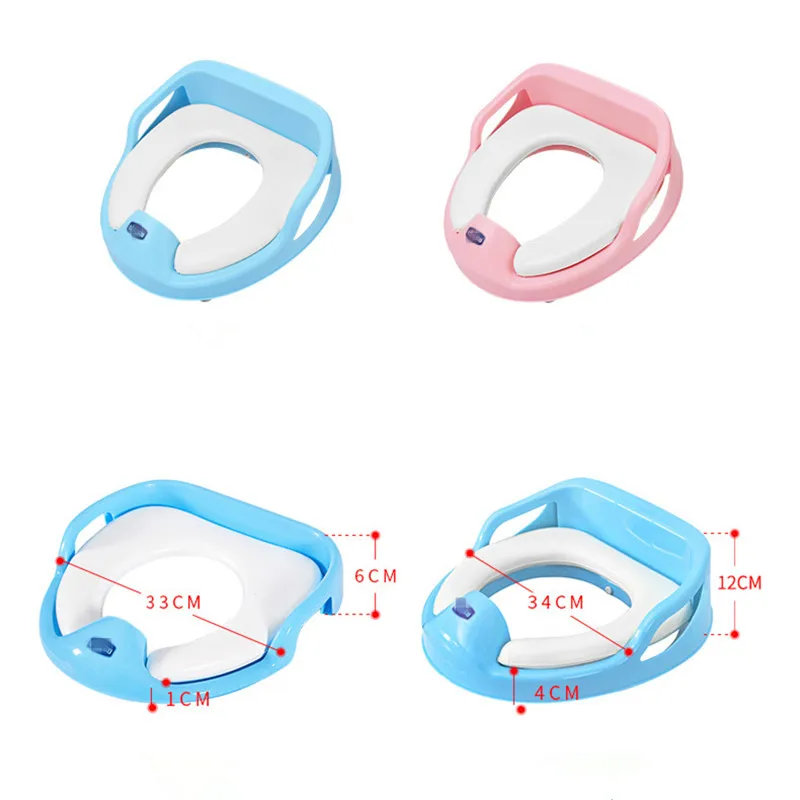 Large Children's Toilet Seat Multi-function Baby Toilet Cushion Female Infant Toddler Male Cushion Potty Cover Ladder 1-3-6 year06
