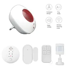 Sirène stroboscopique sans fil 4G Gsm, 433MHz, pour système d'alarme de sécurité domestique et professionnel, lumière forte, 100db