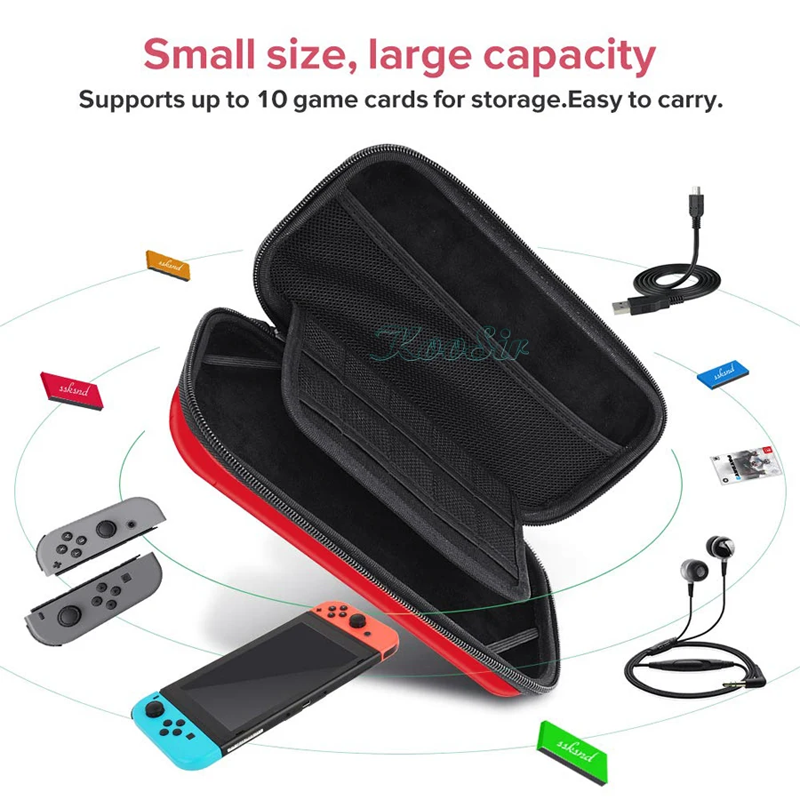 Сумка Nitendo для переноски консоли Nintendo Switch портативный жесткий чехол Аксессуары