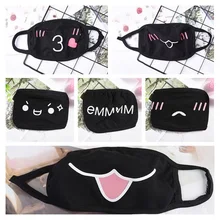 1 предмет, хлопковое пыле милые лицевая маска тапочки в виде персонажа аниме Kpop Стиль Для женщин Для мужчин муфельная печь маски со ртом для лица Модные 2019Hot