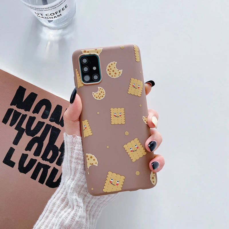 samsung cute phone cover 3D Hoạt Hình Dễ Thương Giá Đỡ Điện Thoại Ốp Lưng Dành Cho Samsung Galaxy Samsung Galaxy A51 A71 A32 A52 A72 4G 5G A52s A53 a12 Dễ Thương Silicone Mềm Cô Gái Đứng Bao Da cute phone cases for samsung  Cases For Samsung