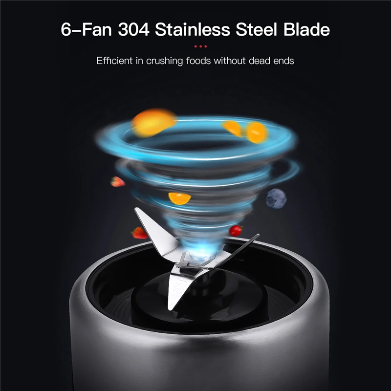 Cordless Electric Fruit Juicer Wireless Rechargeable Fruit Vegetable Mixing Blender Home Picnic Camping Juice Smoothies Maker 31