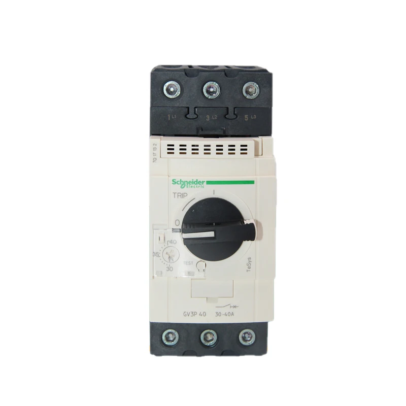 

GV3P40Thermal magnetic protection motor breaker 3P 30-40A 400/415VAC 50KA knob control switch