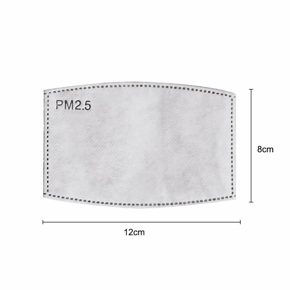 Lot de 10/20/30/50 Filtres à Masque Réutilisables PM2.5 - Charbon Actif