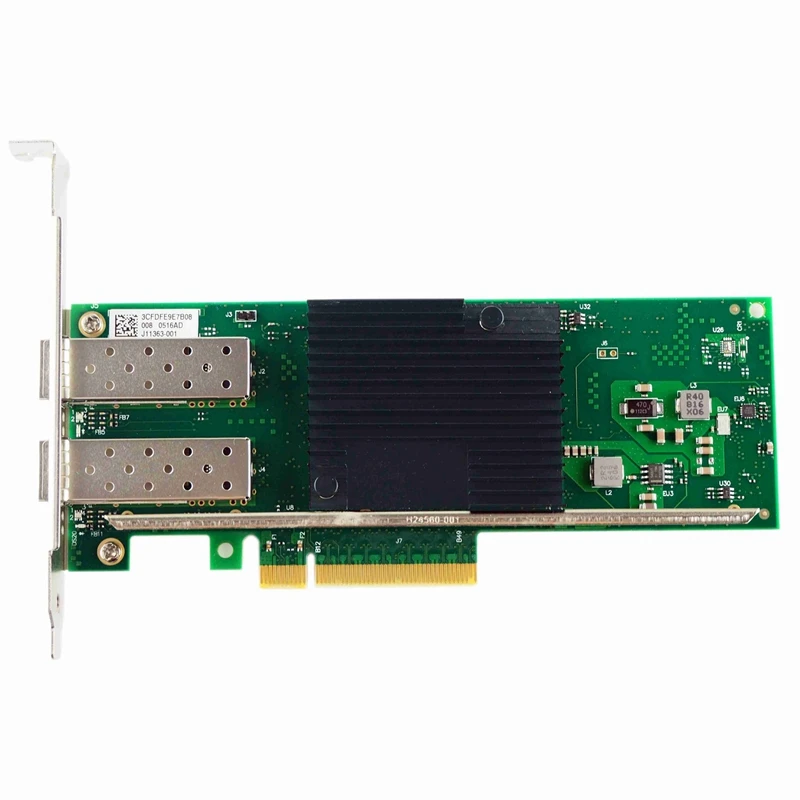 Сетевая карта 10 Гб PCI-E NIC, для X710-DA2 с чипом Intel X710, двойной SFP+ порт, адаптер PCI Express Ethernet Lan с поддержкой Windows