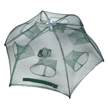 

Reinforced fishing net folding fishing net 6 hole automatic fishing net small fish net fish shrimp crab bait casting net