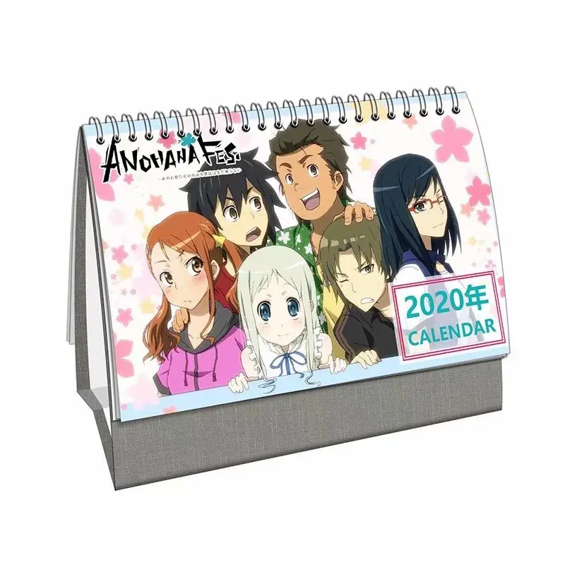 Anime Secret base 2020 Year Cartoon character DIY Table Calendars Desktop Note Calendar Daily Plann