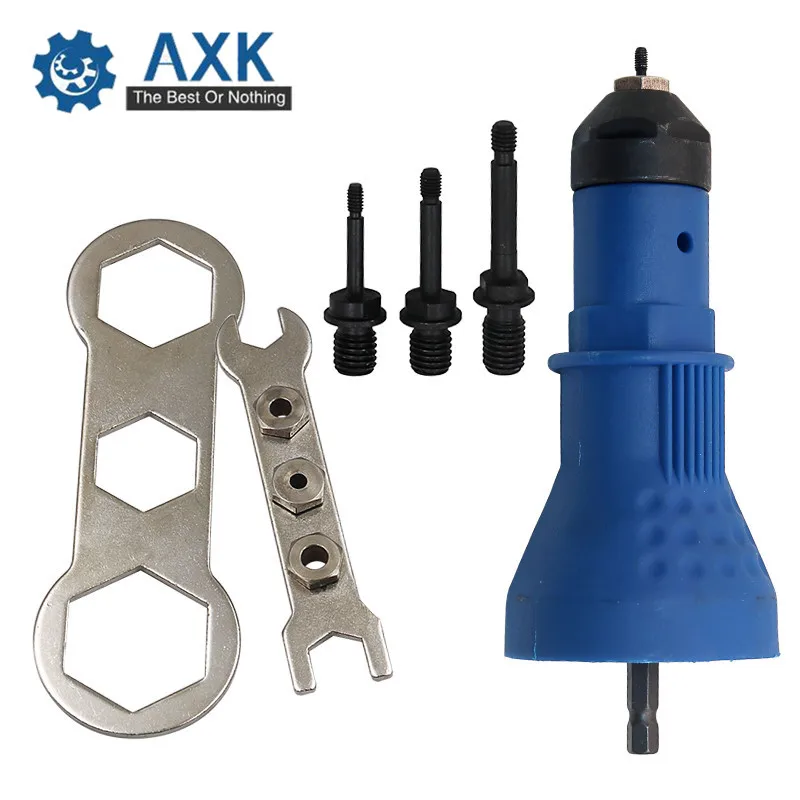 Rivet Nut Tool Adaptor M3 M4 M5 M6 Cordless Drill Adapter rivet nut gun battery electric rivet drill riveting machine LT435