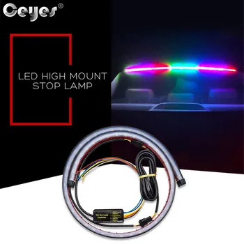 

Ceyes Car Styling Additional Stop Light Brake LED Strip Trunk Tail Running Turn Signal Lamp Dynamic Streamer Float Accessories