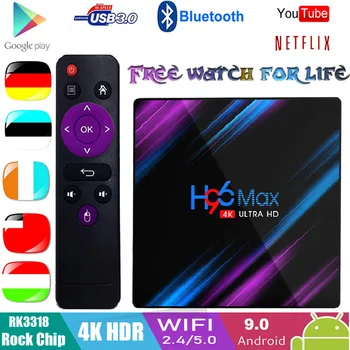 

Android TV Box H96 Max TV World Global Version MOV Hot XXX Spain Nederlands 4k Hdmi 2.0 Video Output Set Top Box