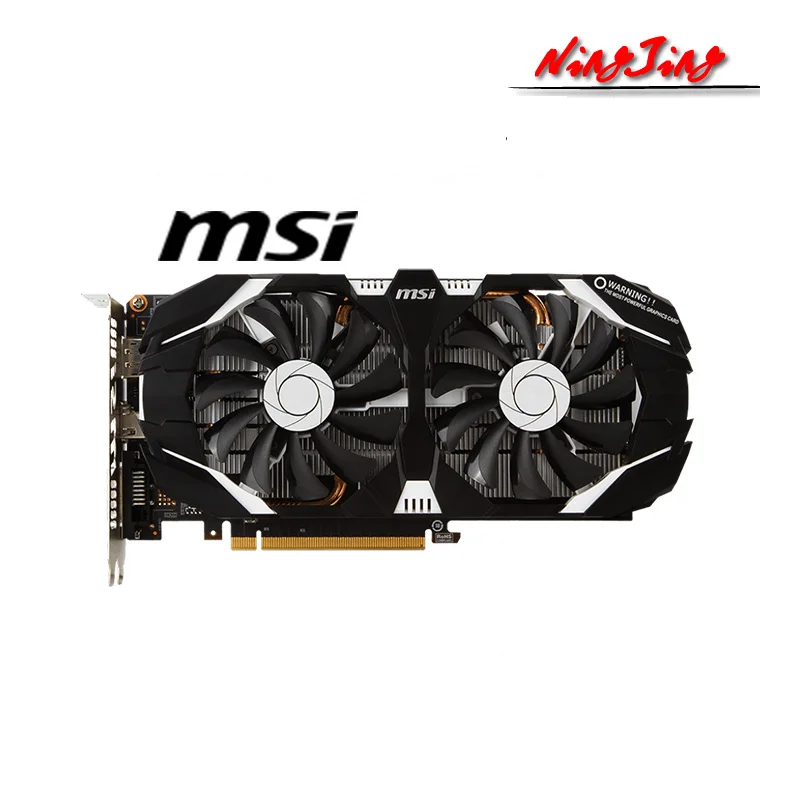 Карта MSI Raphic GTX 1050Ti 2 ГБ 4 1060 3 Гб 5 6 1650 GPU поддержка AMD Intel десктопный процессор
