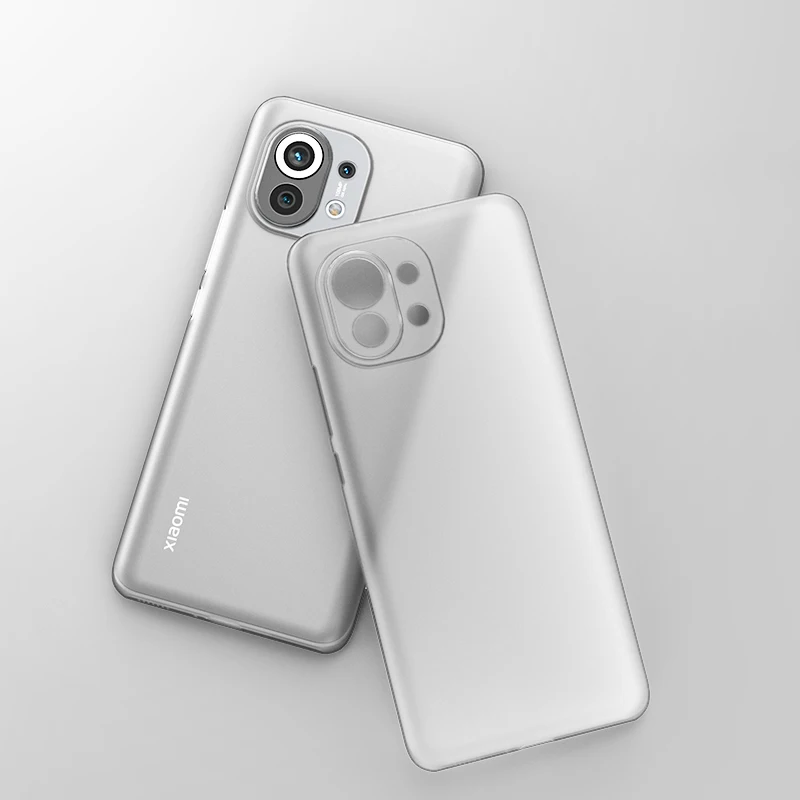 Ультратонкий матовый чехол 0 3 мм для Xiaomi Mi 11 Ultra 11x Redmi K40 Pro прозрачный жесткий Poco F3
