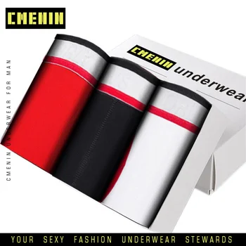 

3pcs/lot Mens Boxers Cotton Sexy Underwear Men Boxer Homme Mens Underwear Boxershorts Men Boxers Sexy Boxer Shorts OR121