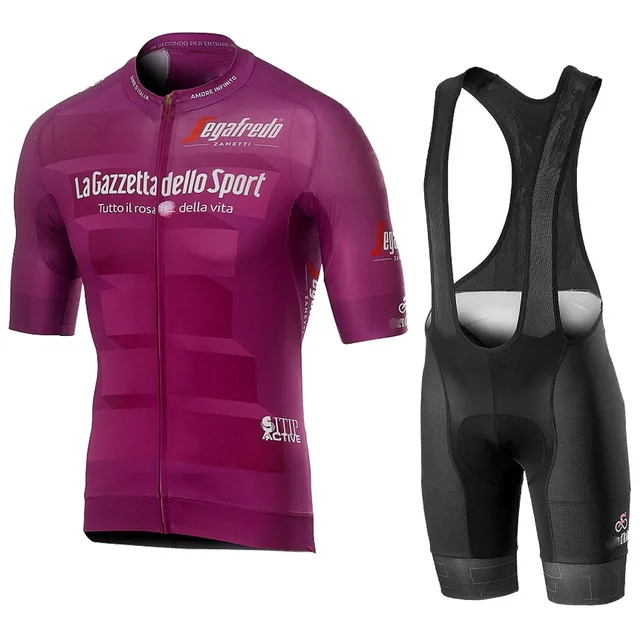 Тур Италии Велоспорт Джерси наборы Мужская одежда для велоспорта летний короткий рукав Быстросохнущий MTB велосипедный костюм Одежда для велоспорта комплект - Цвет: 3