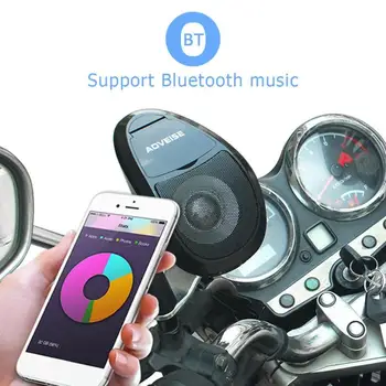 

MT493 MP3 Music Audio Player Bluetooth Speakers for Motorcycle Waterproof Portable Stereo with FM Radio Tuner