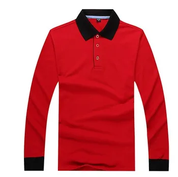 

2020 Personalized Customize men polo shirt long sleeve advertising shirt A407 print