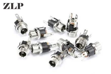 Dc025m 5.5*2.1 5.5x2.1mm dc soquete com porca 5.5*2.5mm dc power jack soquete fêmea montagem do painel conector dc 025m