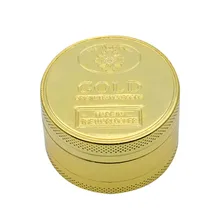 3-х слойные 40 мм для трав и специй мельницы из золотистого металла Тип травяной травы измельчитель табака Herramientas на Рождество и Хеллоуин; инструменты раскрывающийся#09