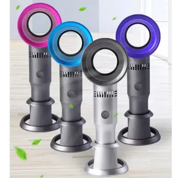 

Portable gadgets USB Fan Handheld Leafless Fan Mini USB Charging Student Handheld Fan for Office Cooler Home Notebook Laptop