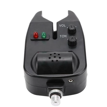 

Fishing Alarm Electronic LED Light Fish Bite Sound Alarm Bell Clip On Fishing Rod Black Tackle Fishing Accessories