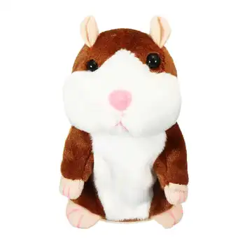 

Lovely Talking Hamster Sound Record Repeat Toys Sleeping Pillow Cushion Stuffed Gift Doll Random Colors Plush Toys Animal