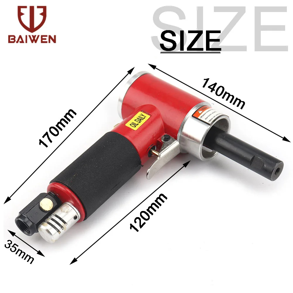 2/3 Zoll langer gerader Kern Mini Luftschleifer Auto Polierer Schleifmaschine mit 1/2/3 Zoll Scheiben Auto Polierkits – Detail 5
