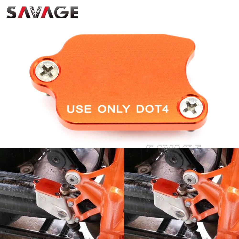 

Rear Brake Fluid Reservoir Cover Cap For KTM 950/990 ADVENTURE/S/R SMT SUPERMOTO SUPER ENDURO Motorcycle Accessories CNC