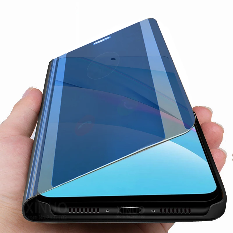 Для xiaomi Mi 10 T lite 5G смарт чехол с зеркальной поверхностью для телефона свет Mi10T