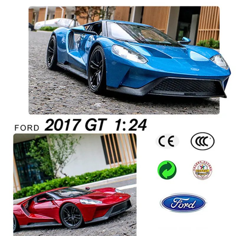 Welly 1:24 Ford GT автомобиль сплав модель автомобиля моделирование автомобиля украшение коллекция подарок игрушка Литье модель игрушка для мальчиков