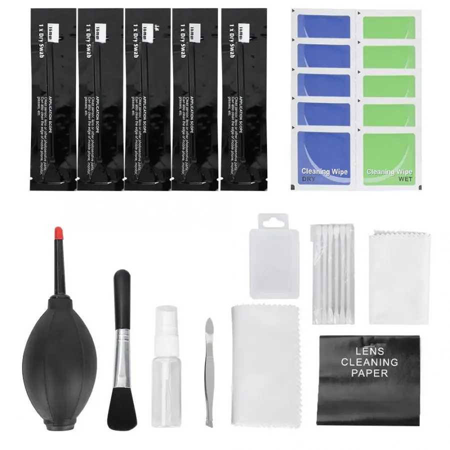 12PCS Professional Cleaning Set Digital Camera PC Laptop Keyboard Dust Cleaner Tools DSLR | Электроника