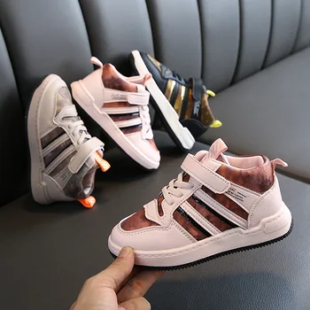 

Boys Girls Fashion Sneakers Children Anti-slippery Casual Sport Running Shoes Kids Wear-resistant Tennis Trainers Shoes