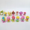 30PCS/lot Cartoon Assembly Girl Doll 4-5CM Pvc Kids Toys Limited Collection Birthday Gift Home Decoration 1
