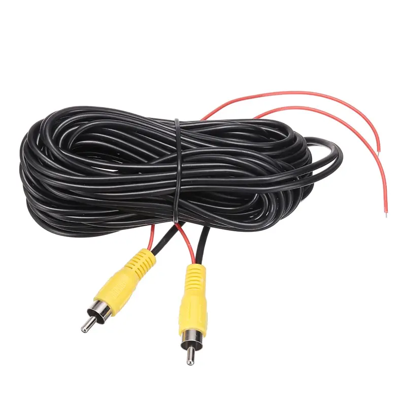 1pc Car Auto Video Cable 10M RCA Reverse Rear View Backup Camera Video  Cable Cord Parking Extension Wire Accessories Parts - AliExpress