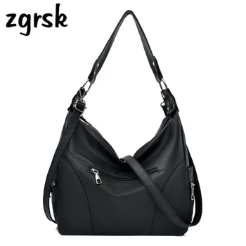 

Female Shoulder Bags Korean Style Women Handbag Zipper Pu Leather Handbags Bags For Women Business Bucket Bag Bolsa Feminina
