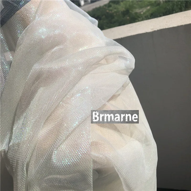 50 см* 137 см/шт. Чистая Пряжа перспективная Лазерная сетка для одежды Оригинальная дизайнерская ткань