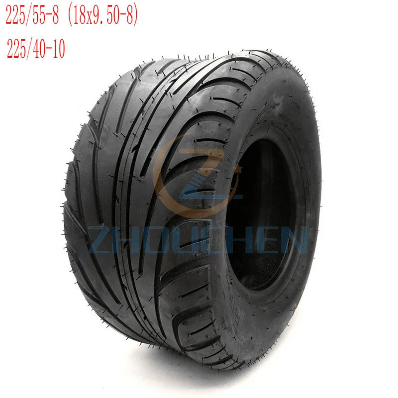 225/55-8 шины 225/40-10 шины 18x9. 50-8 передние или задние 8 дюймов 10 дюймов 6PR электрический скутер вакуумные шины для Harley китайский велосипед