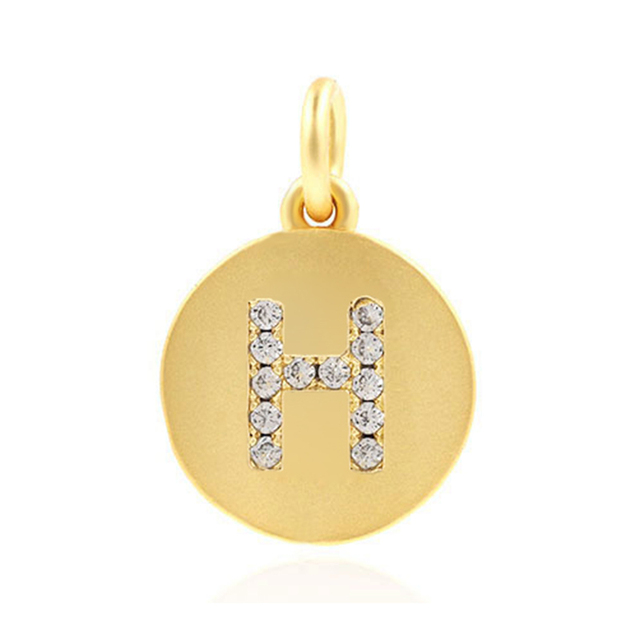 Letter Charms for Jewelry Making Supplies Charm Accessories Finding Diy Bracelet Necklace Earring copper Mosaic CZ 1pcs