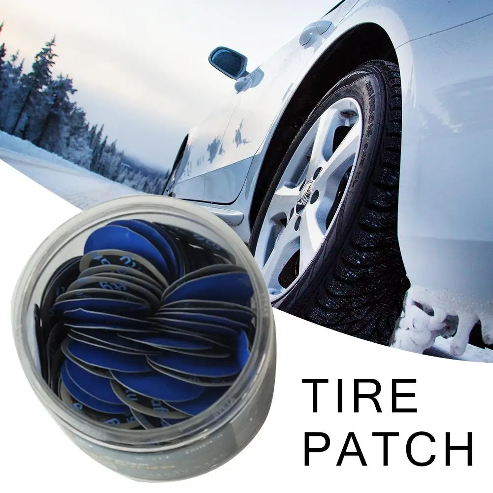 

200pcs Super Tire Patch Puncture Repair Kits Tire Inner Tube Rubber Multifunctional Cold Application Patches For Motor Bicycle