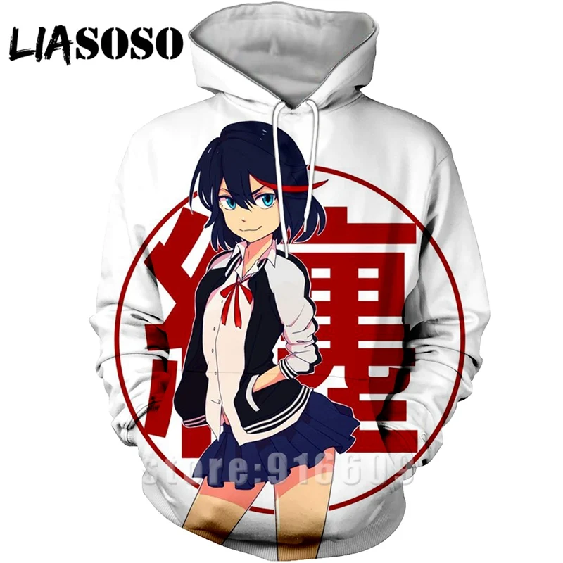 Kill la Kill толстовки с изображением героев комиксов хип-хоп худи с 3D принтом Modis мужские и женские толстовки забавные новые спортивные костюмы модные пальто пуловер