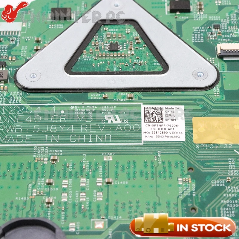 NOKOTION CN-0PTNPF 0PTNPF для Dell Inspiron 3421 5421 материнская плата для ноутбука 12204-1 DNE40-CR MB 1017U процессор на плате DDR3