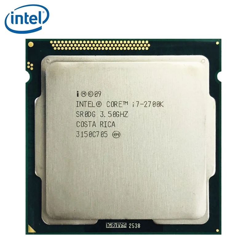 Процессор Intel Core i7-2700K i7 2700K 3 5 ГГц четырехъядерный процессор для настольного