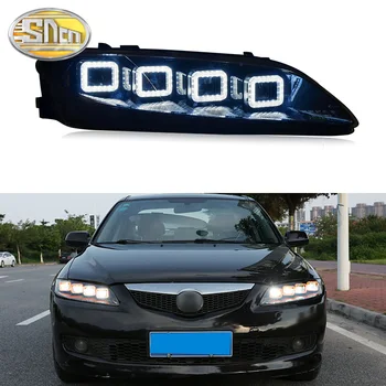 

SNCN Car Styling LED Headlight For Mazda 6 2003 - 2012 LED DRL Dynamic Turn Signal Light LED Projector Lens Head Lamp Assembly